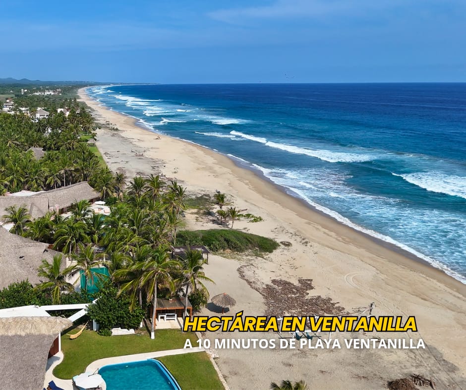 Playa Ventanilla a 10 minutos del terreno